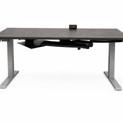 #10 Grey Sit Stand Desk